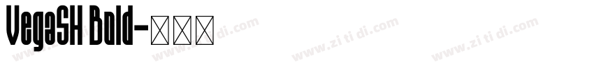 VegaSH Bold字体转换